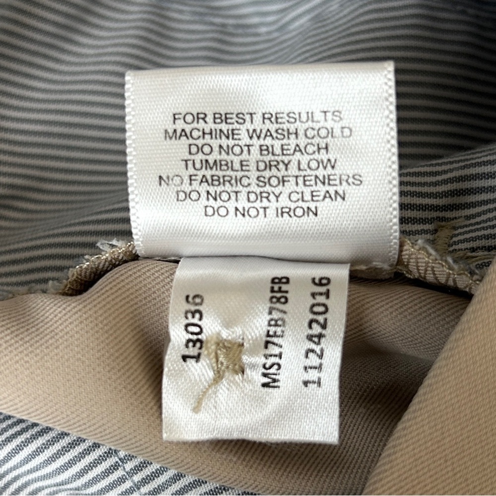 Peter Millar Mens Crown Sport Khaki Pants | Size 34 - Picture 10 of 10